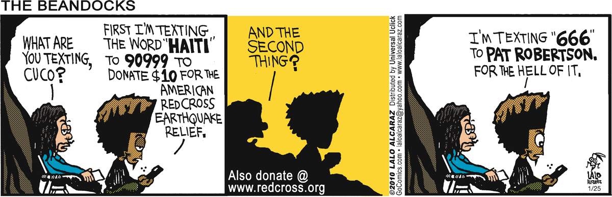 La Cucaracha Comic Strip for January 25, 2010 