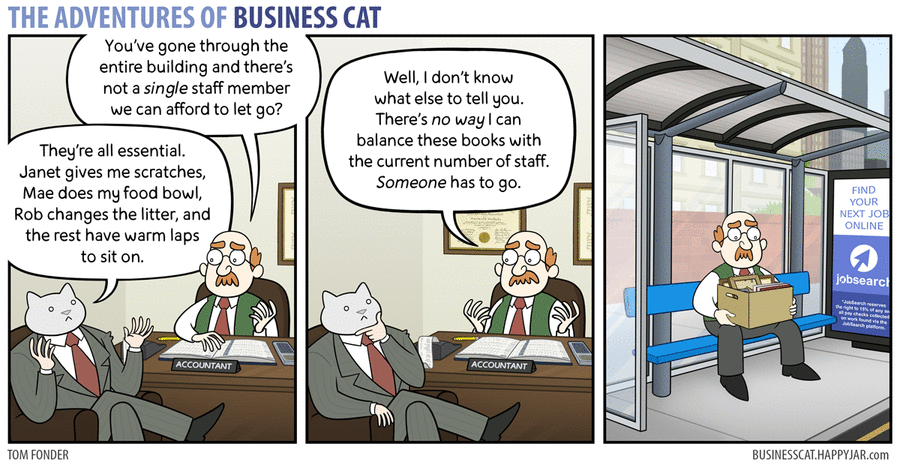 The Adventures of Business Cat Comic Strip for February 15, 2016 