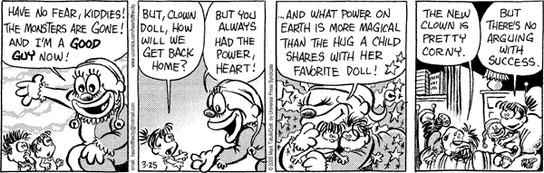 Heart of the City Comic Strip for March 25, 2005 