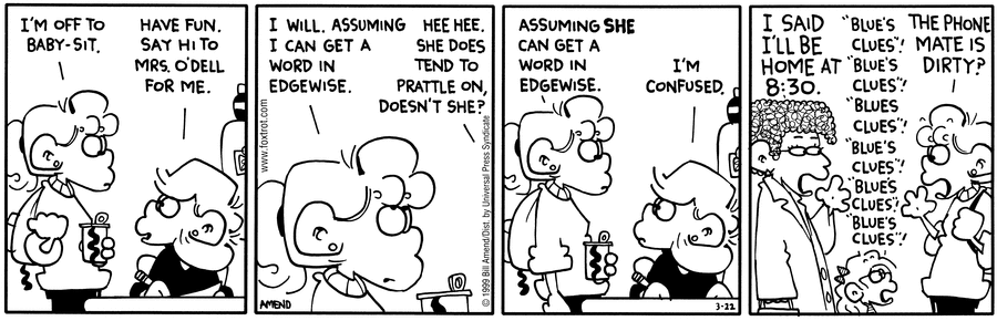 FoxTrot Classics Comic Strip for March 22, 2010 