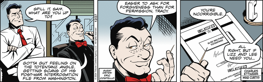 Dick Tracy Comic Strip for December 27, 2024 