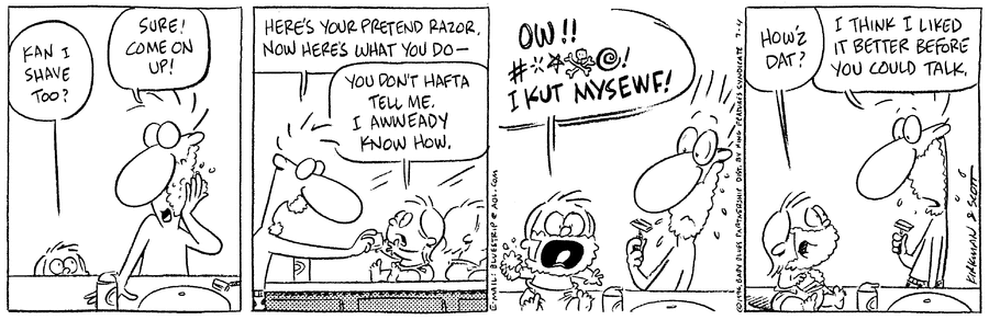 Baby Blues Comic Strip for July 04, 1996 