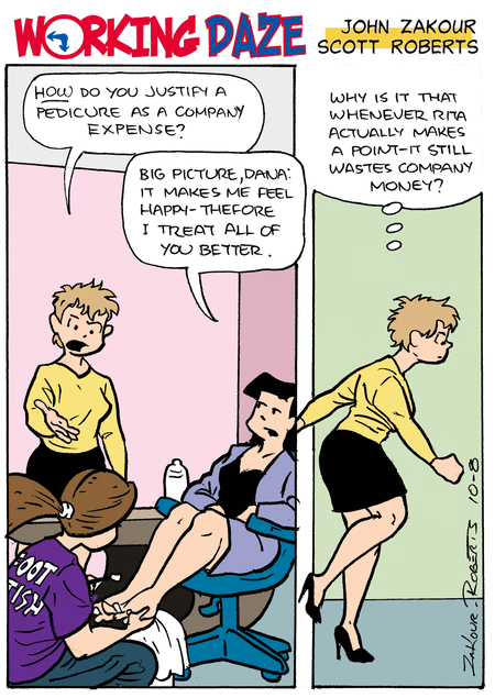 Working Daze Comic Strip for October 08, 2015 