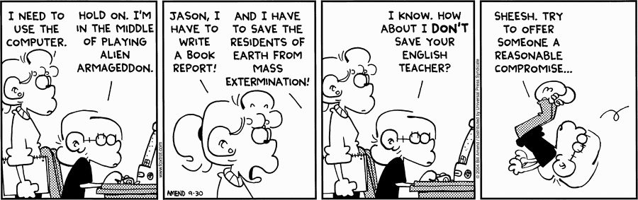 FoxTrot Comic Strip for September 30, 2004 