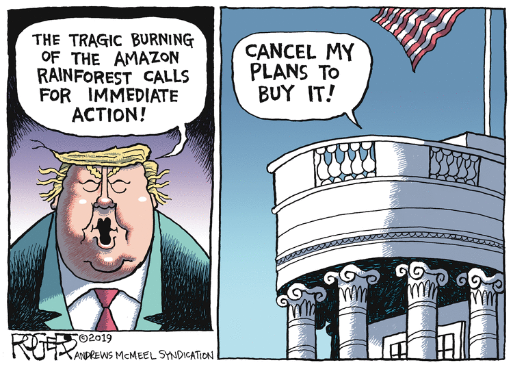Rob Rogers Comic Strip for August 27, 2019 