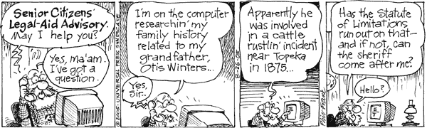 The Elderberries Comic Strip for August 26, 2005 