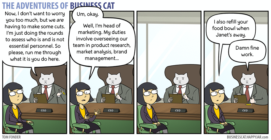 The Adventures of Business Cat Comic Strip for February 08, 2016 