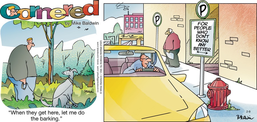 Cornered Comic Strip for February 09, 2025 