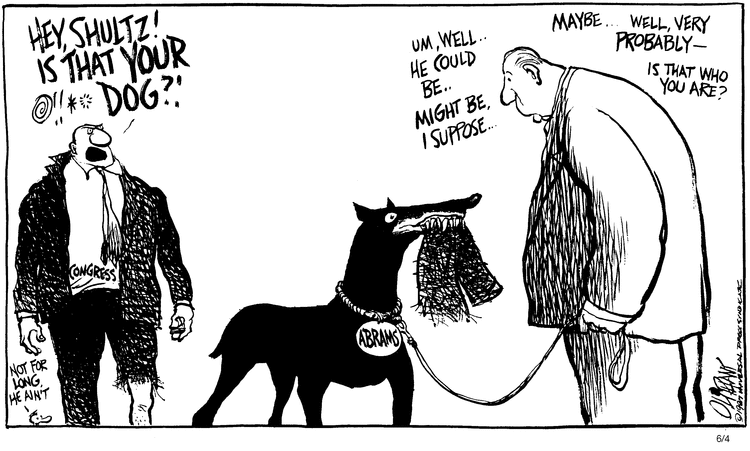 Pat Oliphant Comic Strip for June 04, 1987 