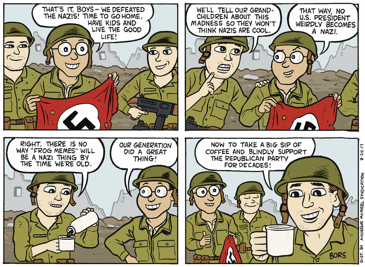 Matt Bors Comic Strip for August 25, 2017 