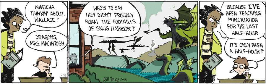 Wallace the Brave Comic Strip for April 12, 2019 