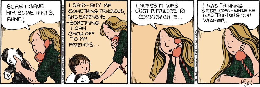 For Better or For Worse Comic Strip for December 26, 2008 