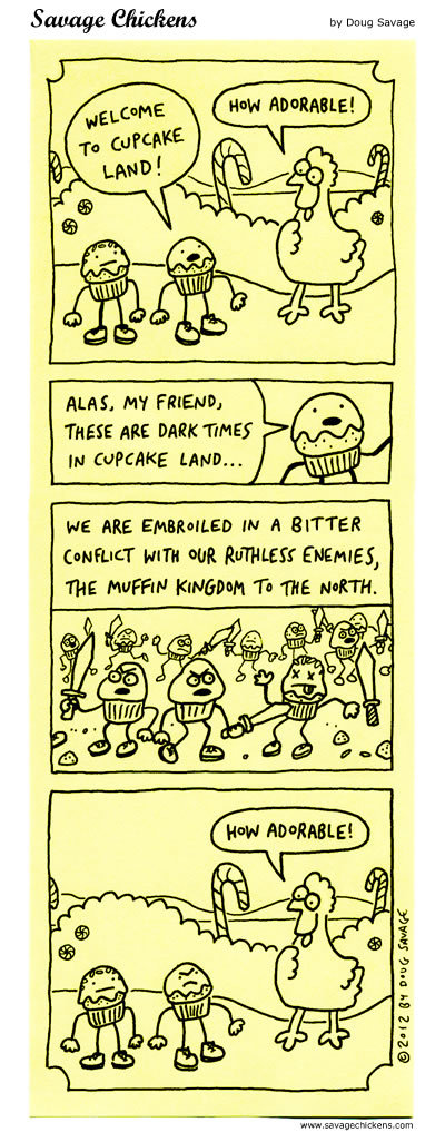 Savage Chickens Comic Strip for June 17, 2016 