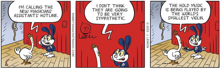 Rabbits Against Magic Comic Strip for January 17, 2025 