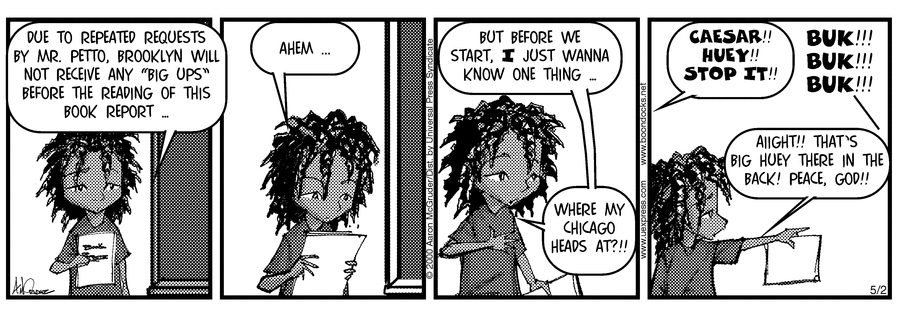 The Boondocks Comic Strip for May 02, 2000 
