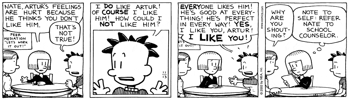 Big Nate Comic Strip for November 13, 2002 