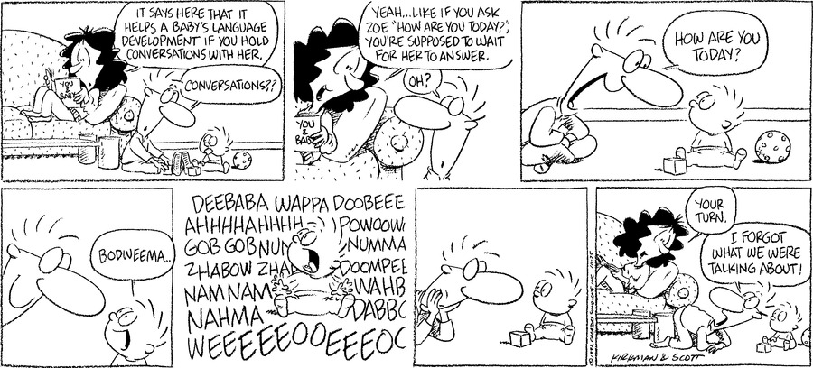 Baby Blues Comic Strip for October 25, 1992 