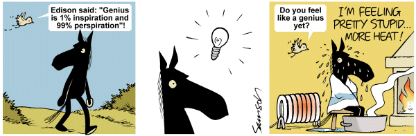 Dark Side of the Horse Comic Strip for July 04, 2011 