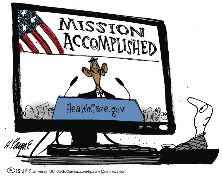 Henry Payne Comic Strip for December 03, 2013 