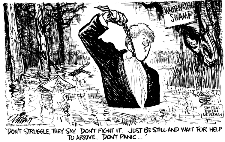 Pat Oliphant Comic Strip for July 05, 1994 