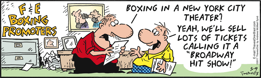 Frank and Ernest Comic Strip for May 09, 2018 