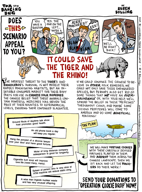 Tom the Dancing Bug Comic Strip for January 03, 2009 