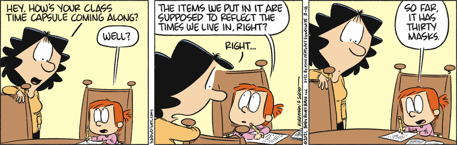 Baby Blues Comic Strip for March 16, 2021 