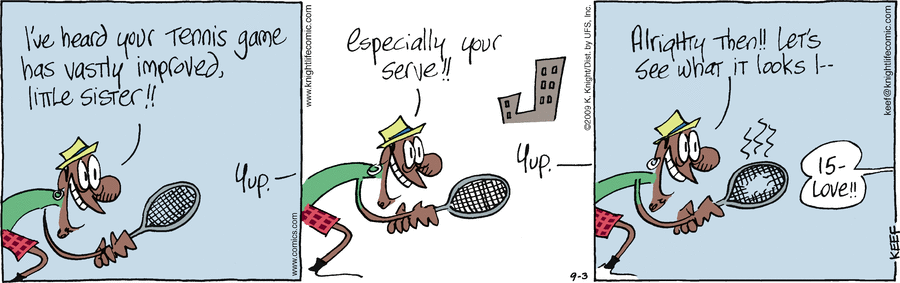 The Knight Life Comic Strip for September 03, 2009 
