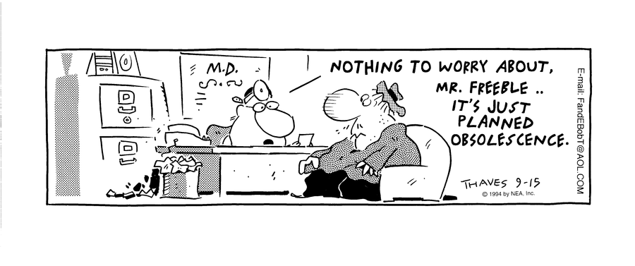 Frank and Ernest Comic Strip for September 15, 1994 