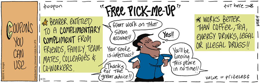 The Knight Life Comic Strip for August 25, 2012 