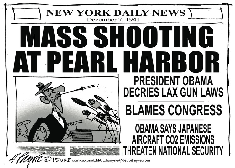 Henry Payne Comic Strip for December 06, 2015 