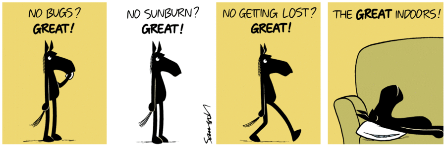 Dark Side of the Horse Comic Strip for April 14, 2017 