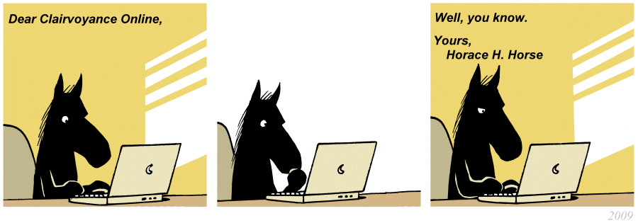 Dark Side of the Horse Comic Strip for September 28, 2012 