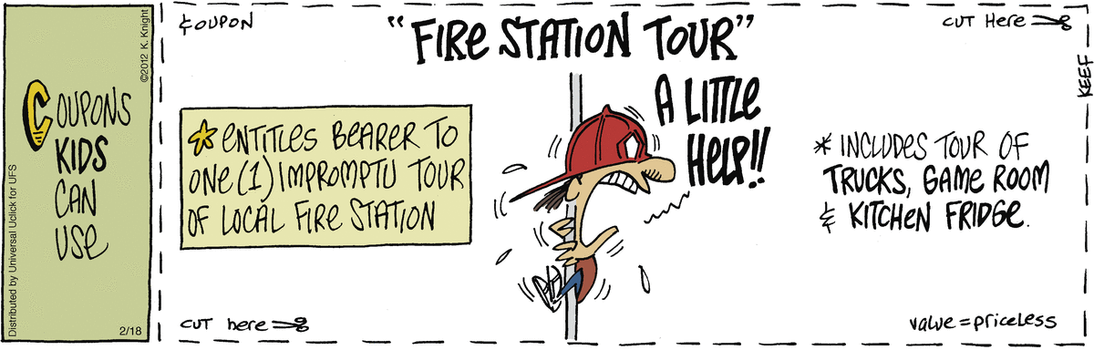The Knight Life Comic Strip for February 18, 2012 