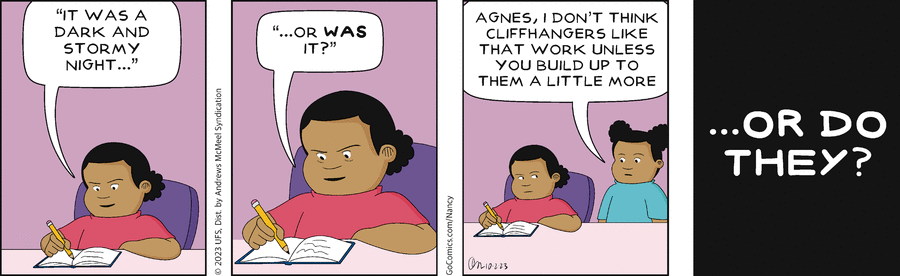 Nancy Comic Strip for October 02, 2023 