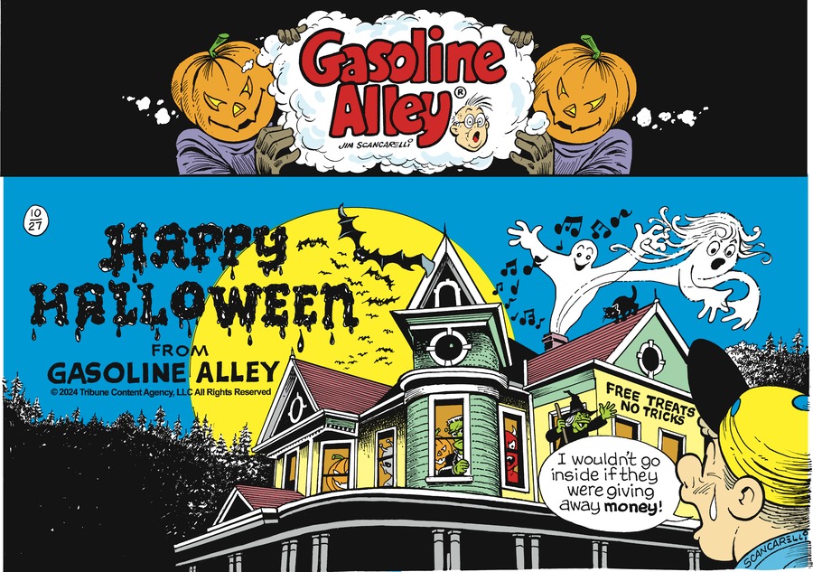 Gasoline Alley Comic Strip for October 27, 2024 