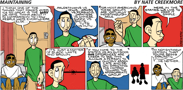 Maintaining Comic Strip for August 19, 2007 