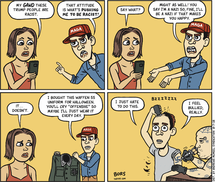 Matt Bors Comic Strip for August 07, 2018 