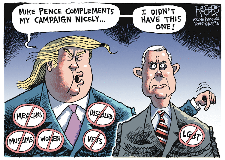 Rob Rogers Comic Strip for July 19, 2016 