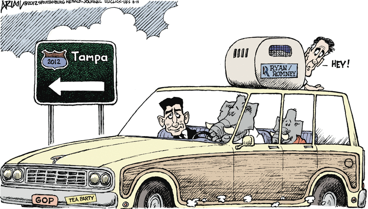 Robert Ariail Comic Strip for August 15, 2012 