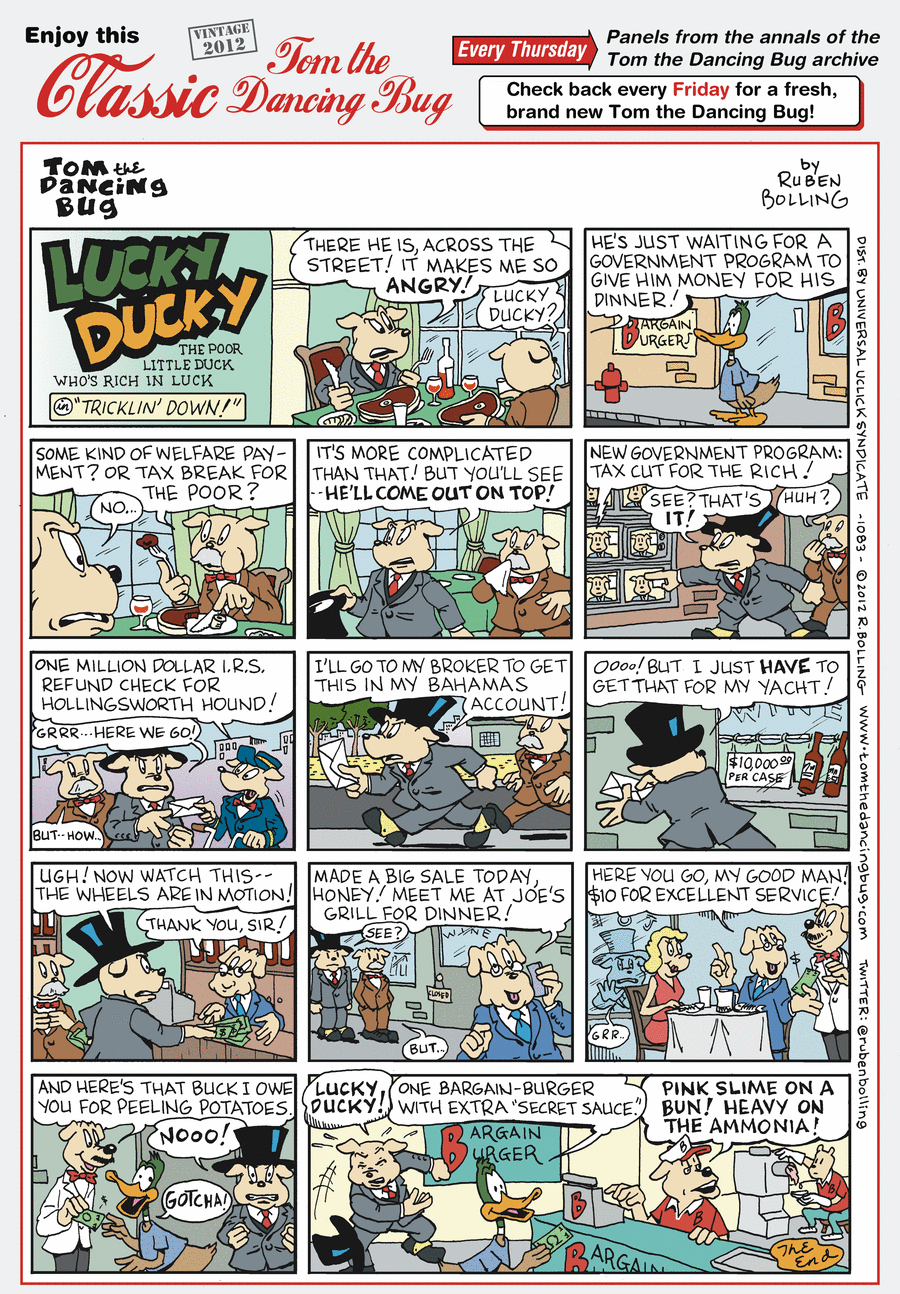 Tom the Dancing Bug Comic Strip for November 01, 2018 