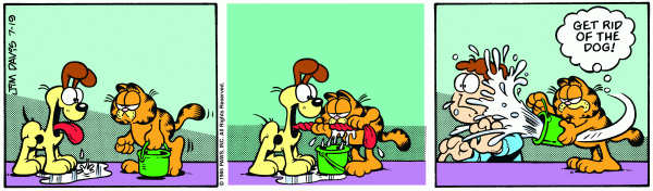 Garfield Comic Strip for July 19, 1985 