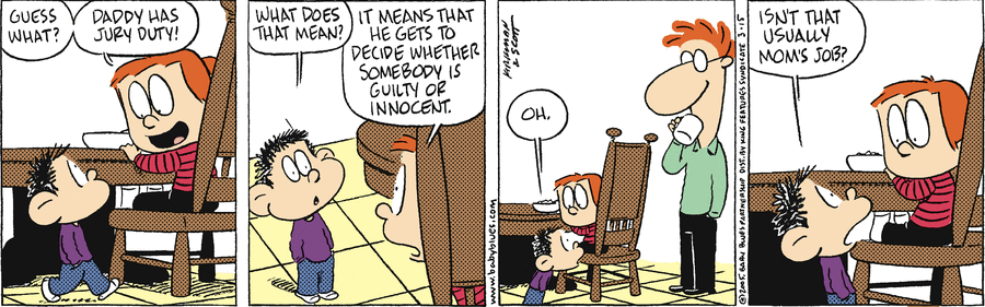 Baby Blues Comic Strip for March 15, 2005 