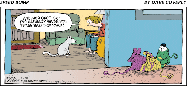 Speed Bump Comic Strip for March 28, 2010 
