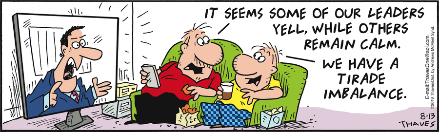 Frank and Ernest Comic Strip for August 13, 2018 