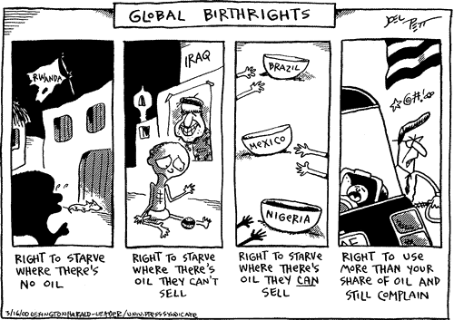 Joel Pett Comic Strip for March 16, 2000 
