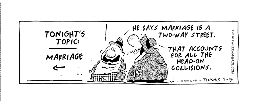 Frank and Ernest Comic Strip for September 19, 1994 