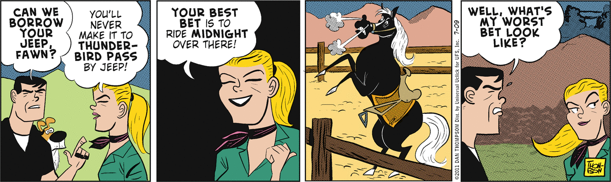 Rip Haywire Comic Strip for July 09, 2011 
