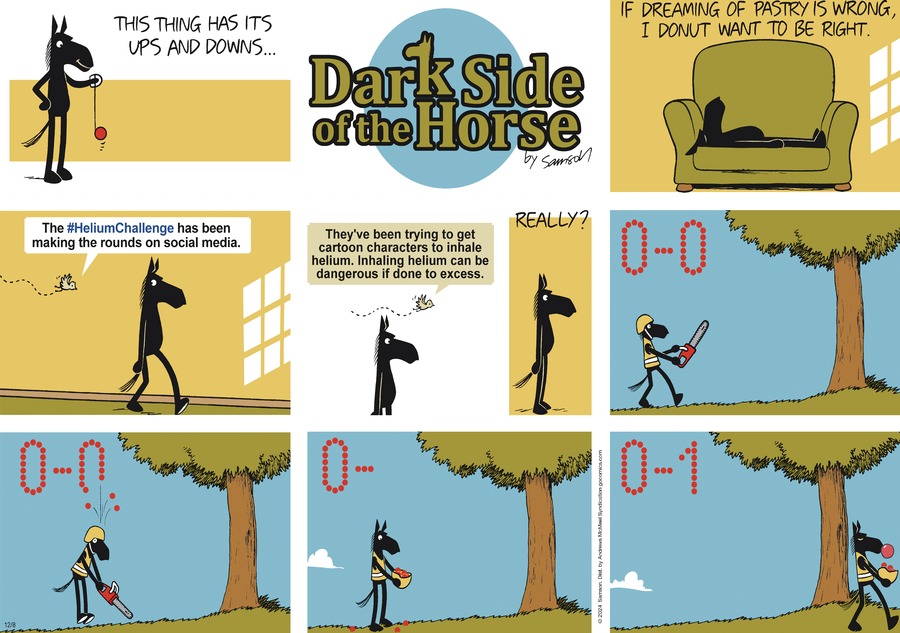 Dark Side of the Horse Comic Strip for December 08, 2024 