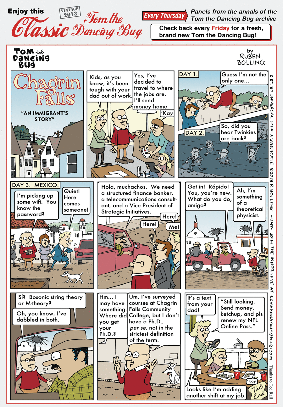 Tom the Dancing Bug Comic Strip for January 09, 2020 